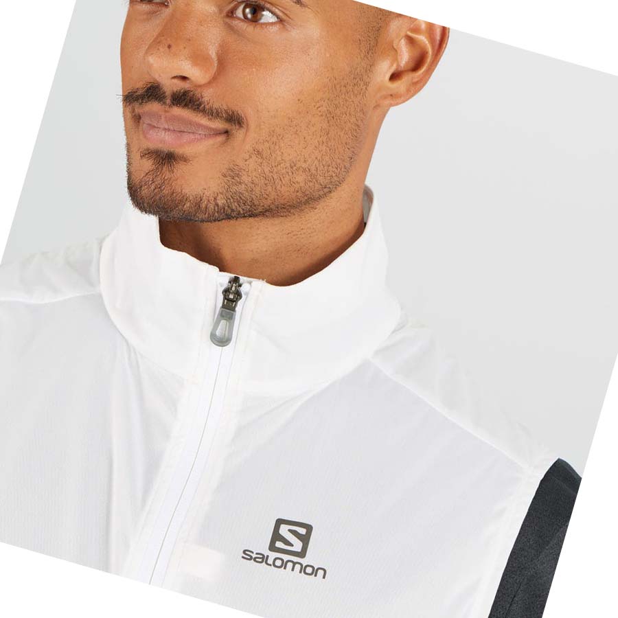 Chaquetas Salomon BONATTI AERO HYBRID Hombre Blancos | MX 3293GSO